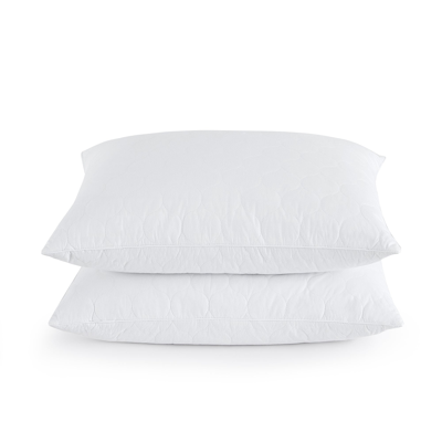 Shop Puredown Peace Nest Set Of 2 Grey Goose Down Feather Pillows In White