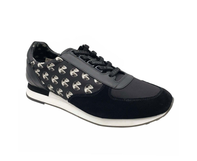 Shop Bally Men's Consumers Nylon / Leather / Suede Lace Up Sneaker In Black