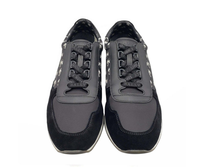 Shop Bally Men's Consumers Nylon / Leather / Suede Lace Up Sneaker In Black