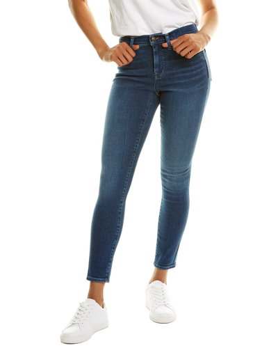 Shop Madewell Blayton Wash Mid-rise Skinny Jean In Blue