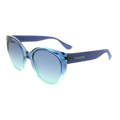 Shop Havaianas Ha Noronha/m 3uk Jf Unisex Round Sunglasses In Blue