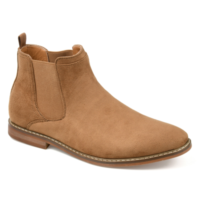 Shop Vance Co. Marshall Wide Width Chelsea Boot In Brown