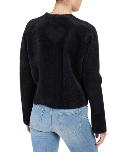 Shop Twinset Crewneck Knitted Sweater In Black