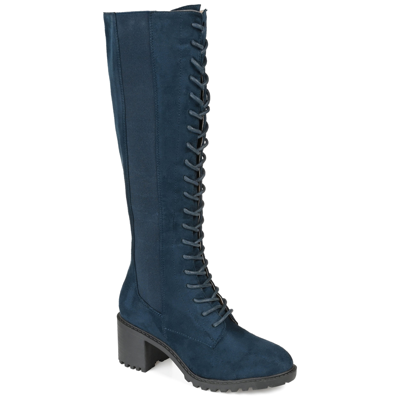 Shop Journee Collection Collection Women's Tru Comfort Foam Extra Wide Calf Jenicca Boot In Blue