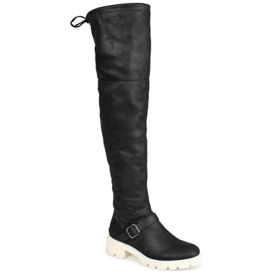 Shop Journee Collection Women's Tru Comfort Foam Extra Wide Calf Salisa Boot In Black