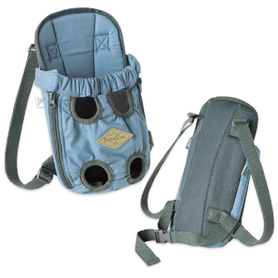 Shop Touchdog 'wiggle-sack' Fashion Designer Front And Backpack Dog Carrier In Blue