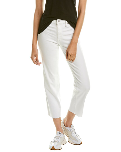 Shop Hudson Jeans Noa White High-rise Straight Ankle Jean