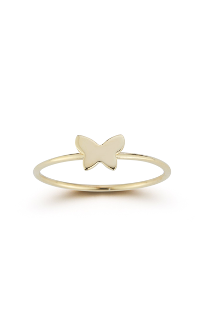 Shop Ember Fine Jewelry 14k Gold Butterfly Ring In White