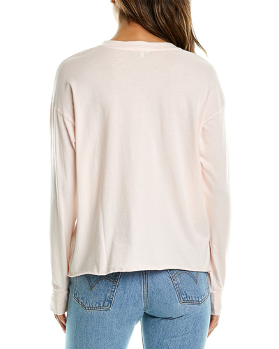 Shop Donni . Light Henley T-shirt In Pink