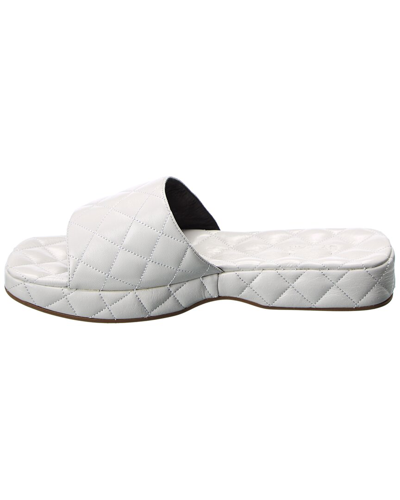 Shop By Far Lilo Leather Sandal In White