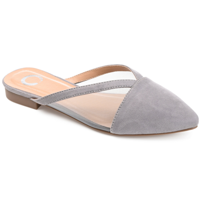 Shop Journee Collection Collection Women's Reeo Mule In Grey
