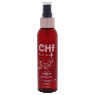 Shop Chi U-hc-13276 4 oz Unisex Rose Hip Oil Color Nurture Repair & Shine Leave-in Tonic Spray In Red