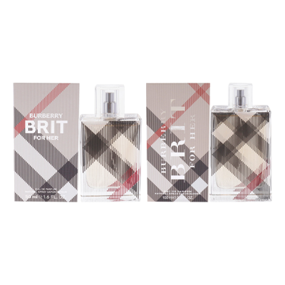 Shop Burberry Brit For Her Kit By  For Women -2 Pc Kit 3.3 oz Edp Spray, 1.6 oz Edp Spray In White