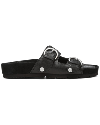 Shop Nydj Boye Leather Sandal In Black