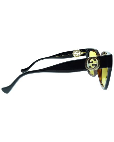 Shop Gucci Women's Gg1023s 54mm Sunglasses In Black