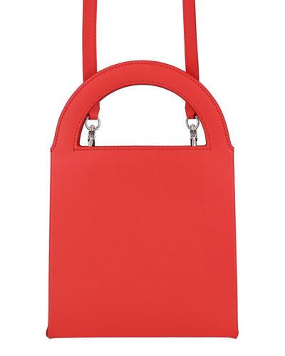 Shop Medea Leather Top Handle Bag In Red