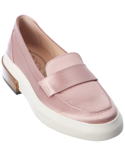 indhold ubehagelig ihærdige Tod's Tods Silk Loafer In Pink | ModeSens