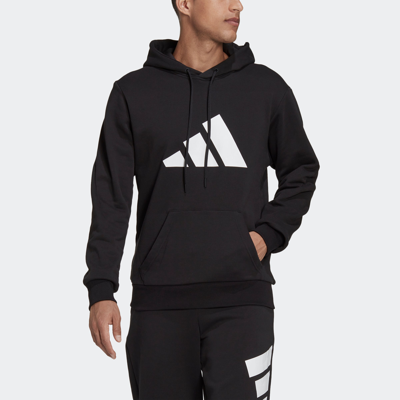 Shop Adidas Originals Men's Adidas Future Icons Logo Graphic Hoodie In Grey
