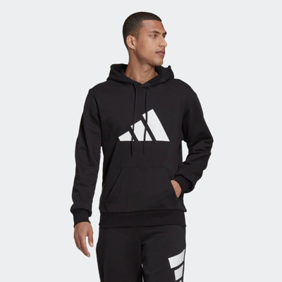 Shop Adidas Originals Men's Adidas Future Icons Logo Graphic Hoodie In Grey