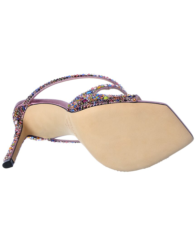 Shop Jimmy Choo Anise 95 Glitter Sandal In Multi
