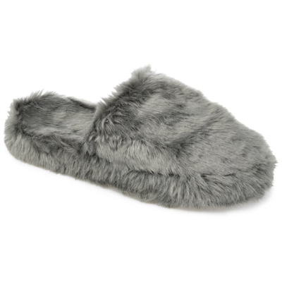Shop Journee Collection Collection Women's Cozey Slipper In Grey