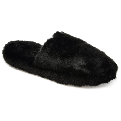 Shop Journee Collection Collection Women's Cozey Slipper In Black