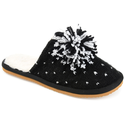 Shop Journee Collection Collection Women's Stardust Slipper In Black