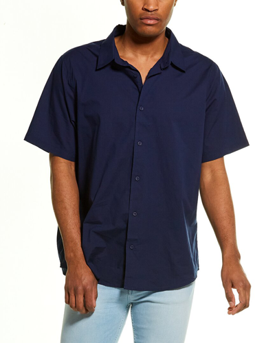 Shop Onia Albert Shirt In Blue