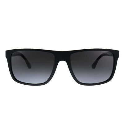 Emporio Armani Ea 4033 5229t3 Unisex Square Sunglasses In Black