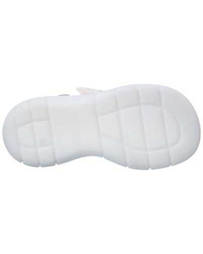 Shop Khaite Murray Chunky Leather Sandal In White