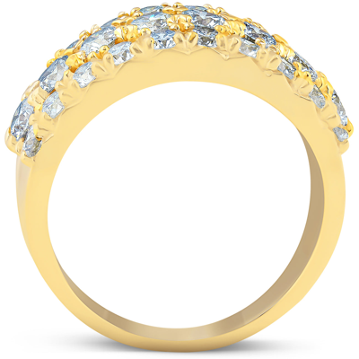 Shop Pompeii3 2 3/4 Ct Diamond Anniversary Ring Ex3 Lab Grown 14k Yellow Gold