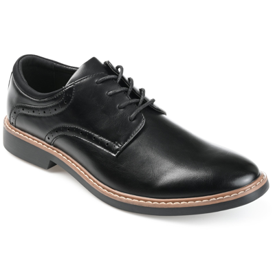 Shop Vance Co. Irwin Brogue Dress Shoe In Black