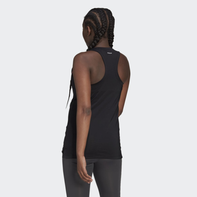 Shop Adidas Originals Women's Adidas Aeroready Designed 2 Move Sport Tank Top (maternity) In Black