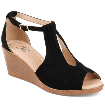 JOURNEE COLLECTION COLLECTION WOMEN'S TRU COMFORT FOAM WIDE WIDTH KEDZIE WEDGE 