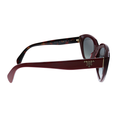 Shop Prada Pr 16xs Uan3m1 56mm Womens Geometric Sunglasses In Red