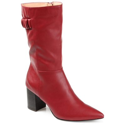Shop Journee Collection Women's Tru Comfort Foam Wilo Boot In Red