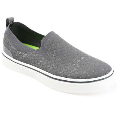 Shop Vance Co. Hamlin Casual Knit Slip-on Sneaker In Grey