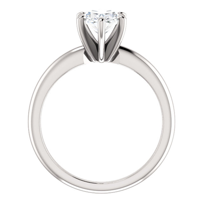 Pompeii3 Platinum 1 Ct Oval Diamond Solitaire Engagement Ring In White