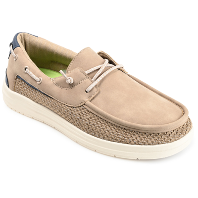 Vance Co. Men's Carlton Casual Slip-on Sneakers In Beige
