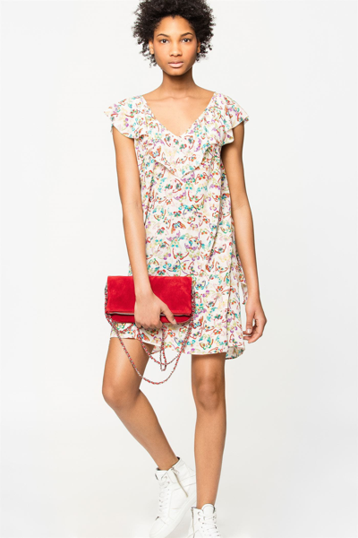 Zadig & Voltaire Reens Butterfly Dress In Multi | ModeSens