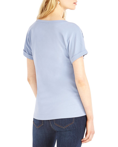 Shop Nic + Zoe Nic+zoe Jetty T-shirt In Blue