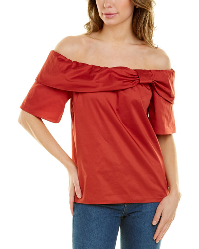 Shop Trina Turk Sandbar Top In Red