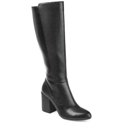Journee Collection Collection Women's Tru Comfort Foam Wide Calf Tavia Boot In Black