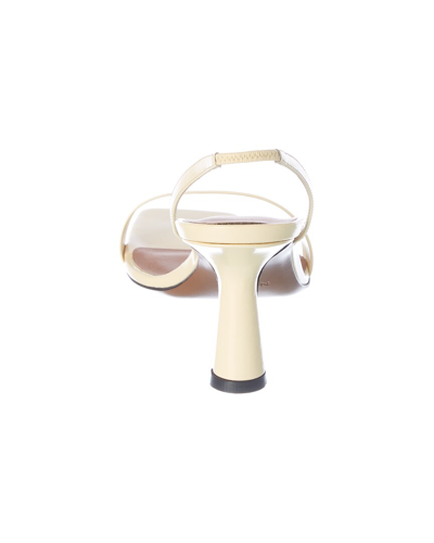 Neous Strappy Leather Slingback Sandal In Yellow