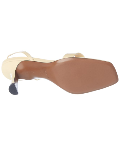 Neous Strappy Leather Slingback Sandal In Yellow