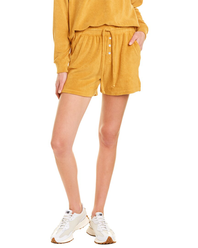 Shop Donni . The Terry Henley Short In Yellow