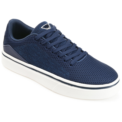 Shop Vance Co. Desean Knit Casual Sneaker In Blue
