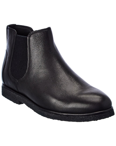 Shop Vince Bonham Leather Boot In Black