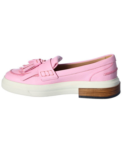 Shop Tod's Tods Tassel Leather Penny Loafer In Pink