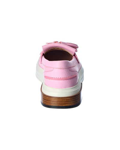 Shop Tod's Tods Tassel Leather Penny Loafer In Pink